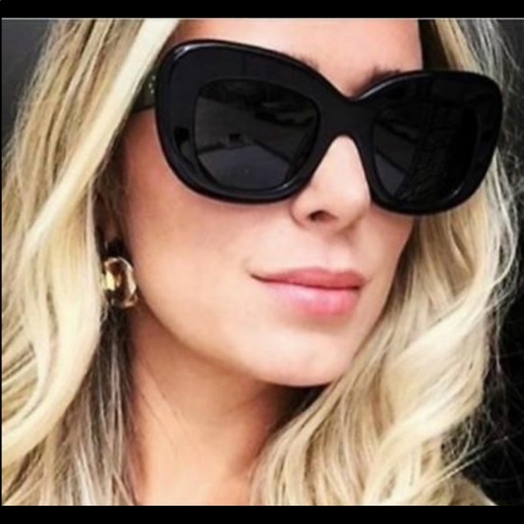 Celine CL 41432/S 807 IR Oversize Black Sunglasses - Picture 15 of 15